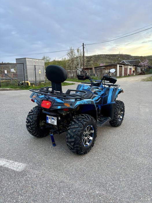 ATV CfMoto 450L numere negre