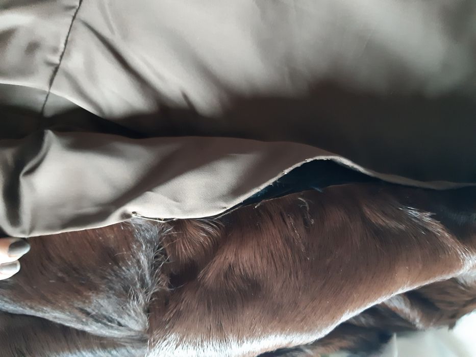 Haina din blana de vitel L-XL