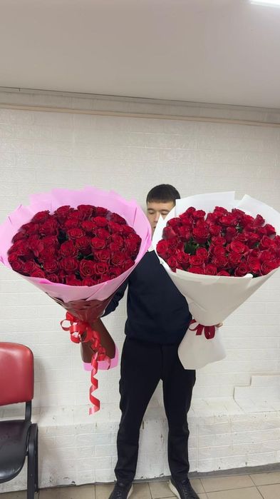 51 роза 23000тг!