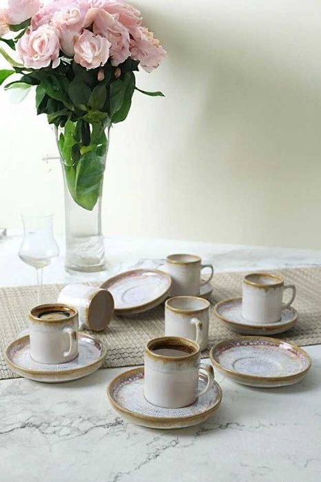 Keramika Сервиз за кафе Hydra Nordic за 6 души - 12 части