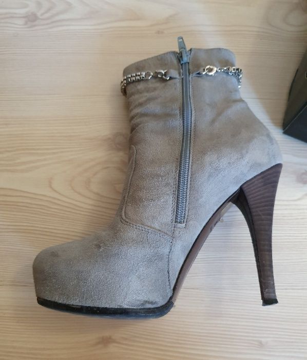 Botine piele întoarsă Miss Sixty