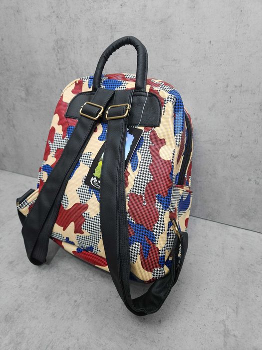 Lichidare stoc! Rucsac casual dama din piele ecologica, cu buzunar frontal, 32 cm