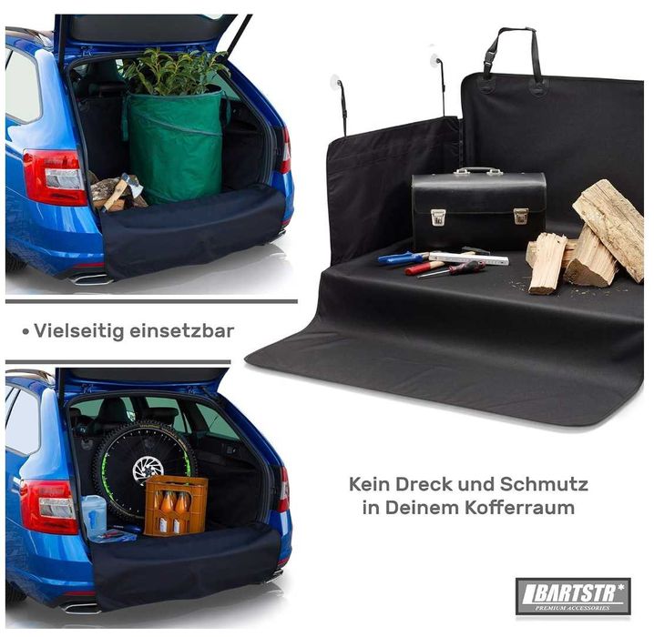 Универсална постелка за багажник - странична и защита на броня 187х105