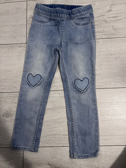 Lot 4 perechi jeansi + 1 pereche pantaloni fetite 2-3 ani