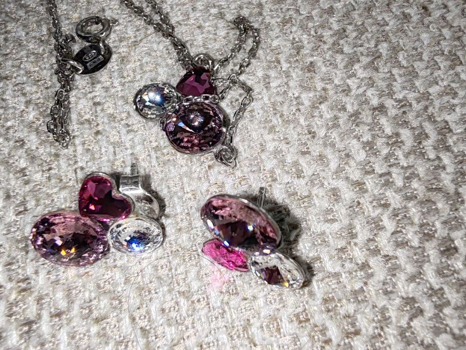 Set din argint Fossil