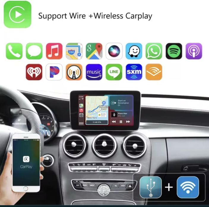 Wireless Carplay/Android Auto модул за Mercedes-Benz (NTG 5.0)