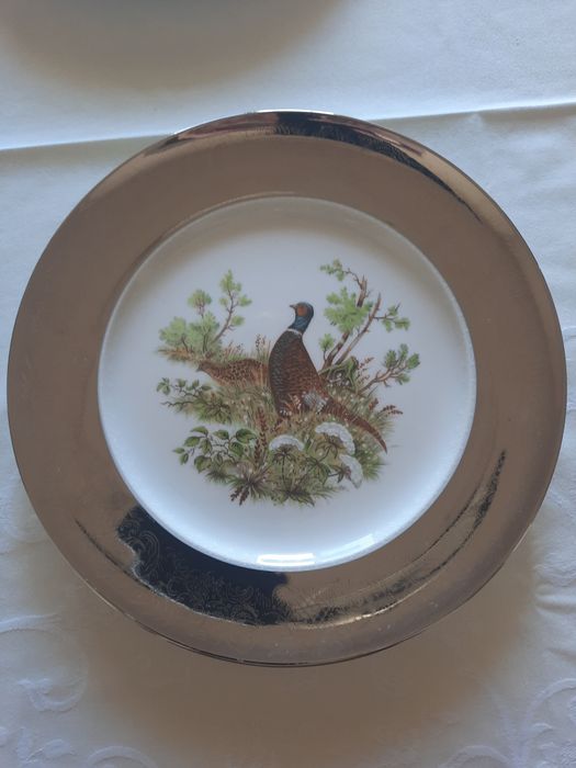 Farfurii colecție, foarte rare, Johann Haviland, diametrul 25.5 cm