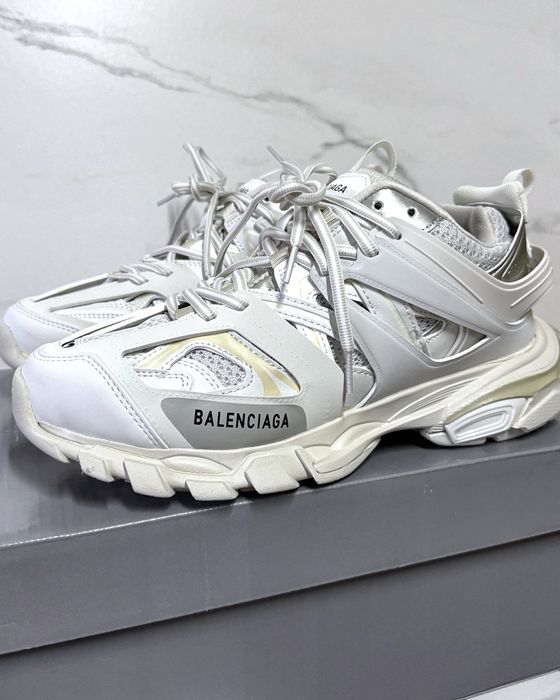 Balenciaga track full white