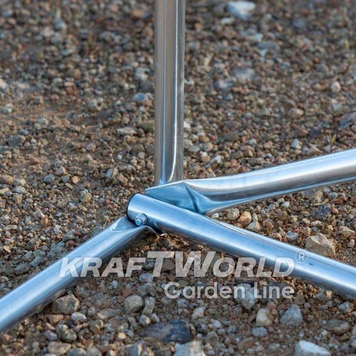 Тунелна оранжерия парник 8×3×2м – подсилени тръби, UV защита и 16 проз