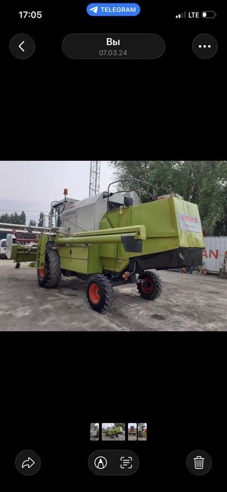 Комбайн класс доминатор 130