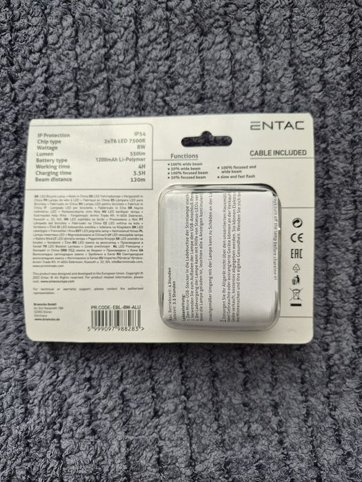 Lanterna led Bicicleta Entac