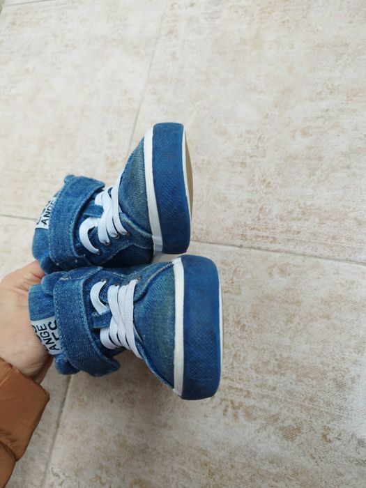 Детски плътни кецове от деним Los Angeles