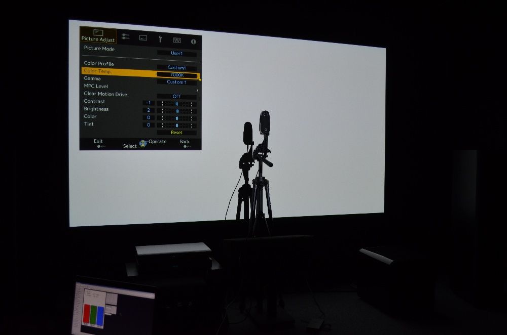 Calibrare imagine videoproiectoare Epson, Sony, JVC, XGIMI, Hisense, Valerion