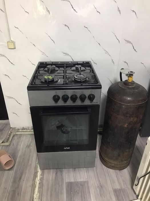 Газ плита, балонмен сатылады
