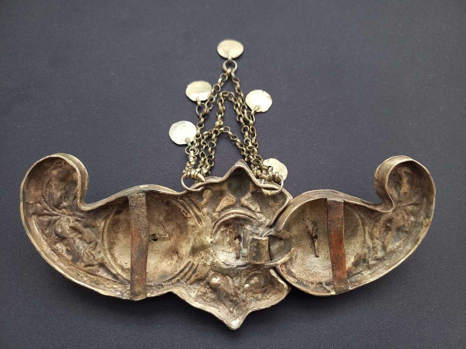 Възрожденски  Македонски пафти сребърни ковани филигран позлата носия