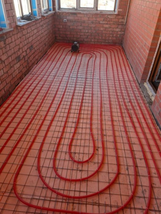 Монтаж тёплых полов