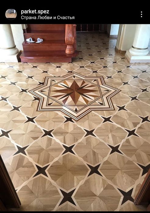 Шлифовка паркета