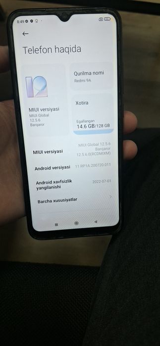 Redmi 9 A 128 GB