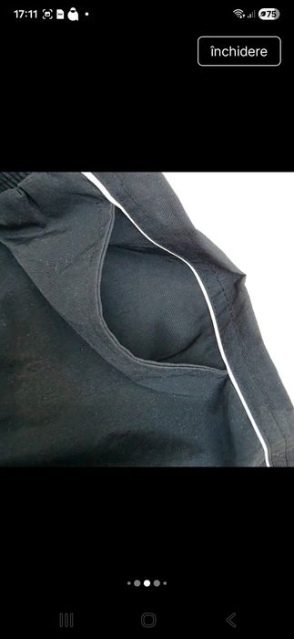 Sort de baie Superdry, negru, S, nou cu eticheta