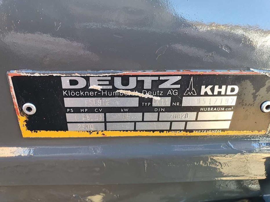 Motor Deutz F5L912 second verificat 65KW / 88 HP