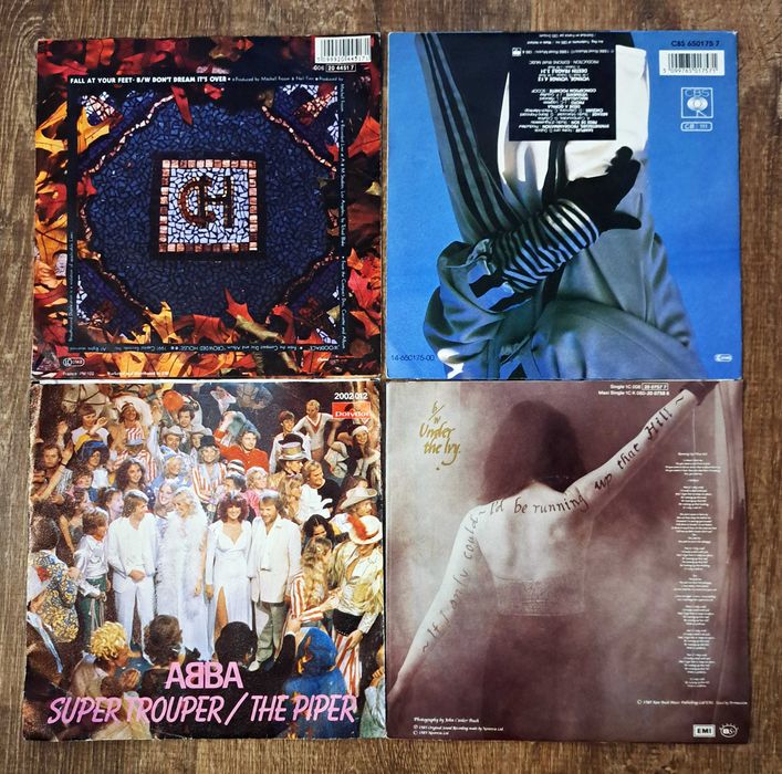Lot 4 discuri vinyl mici (single)