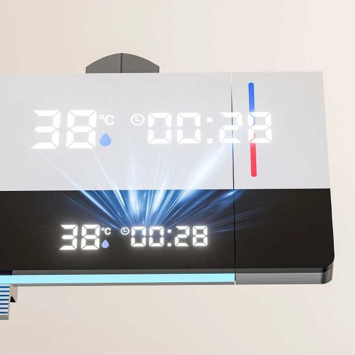 Модерен интелигентен душ с дисплей и LED подсветка D58