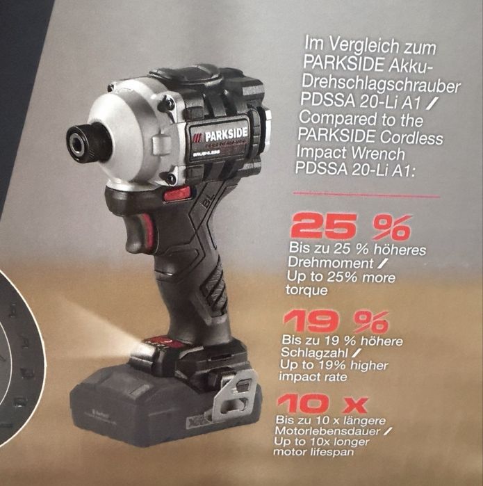 Filetanta Parkside Performance 20v