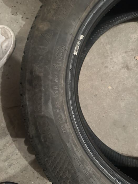 3 броя Зимни гуми Continental wintercontact ts 870 p 215 60 r17