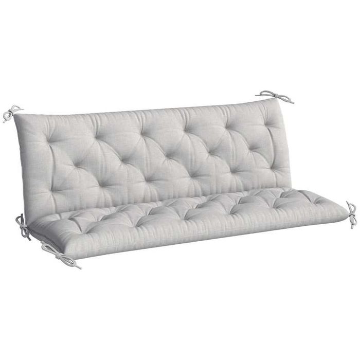 Възглавница за пейка Outsunny за 3 души, 150x98x8 см,
