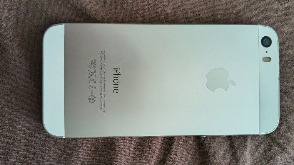 iPhone 5s (16GB) – Silver | Нова батерия (100%) | Работещ Touch ID