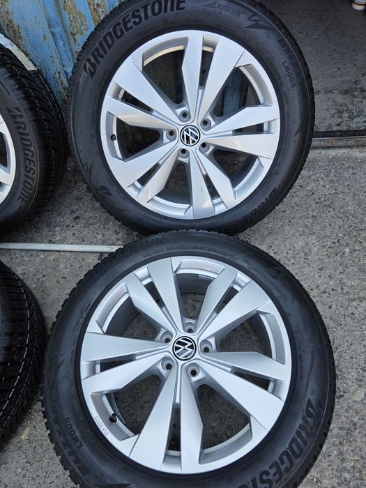 Jante Aliaj 5×112 Noi Pe 19 Echipate cu Anvelope Noi 235.55.19+255.50.19 Bridgestone