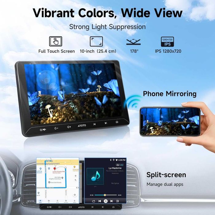 Navigatie, Casetofon Auto Atoto A5L 2 DIN și Android