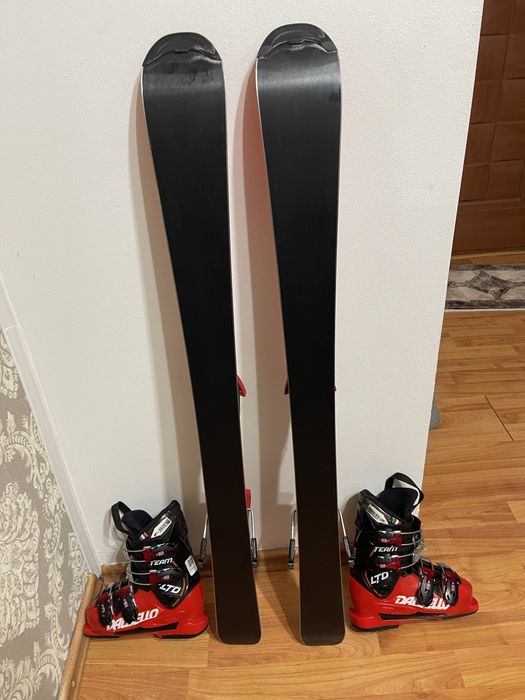 Schiuri copii 100 cm atomic cu clapari set skiuri