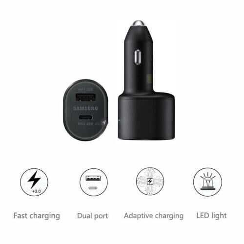 Оригинално зарядно за кола Samsung 45W Fast Charging Car  Dual port