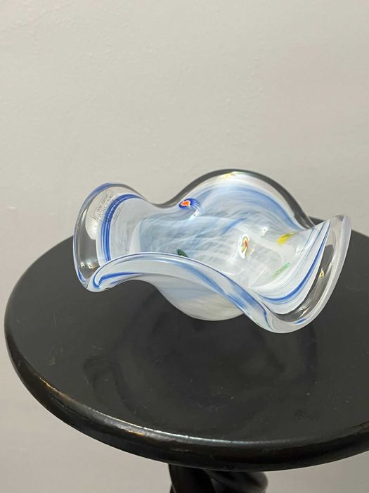 Centru de masa scrumiera bibelou marcat bibelouri MURANO millefiori