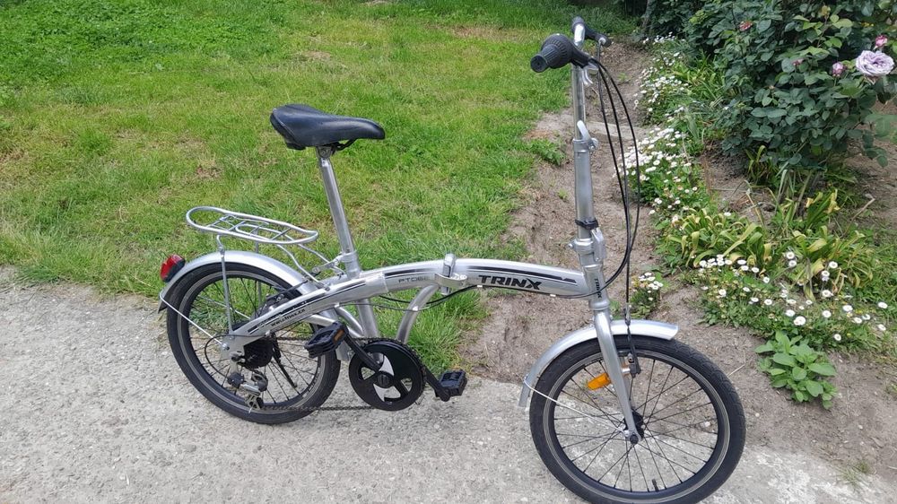 Bicicleta pliabila Trinx, roti 20 inchi 7 viteze, jante duble V-brake