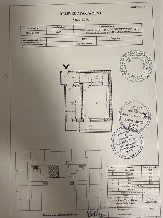 Garsoniera de vanzare