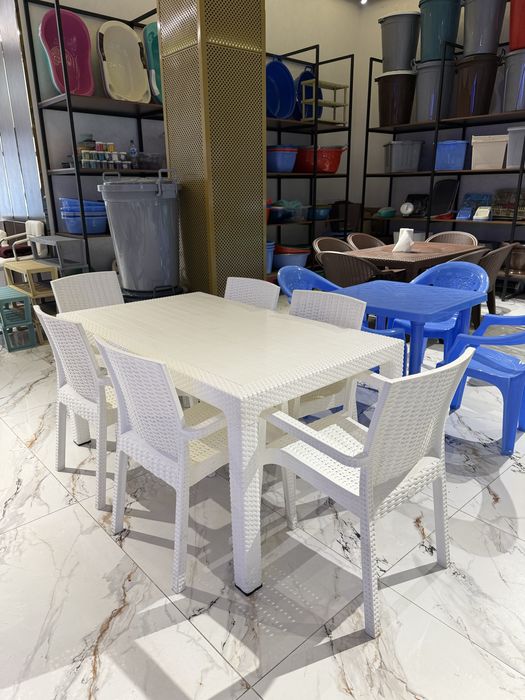 plasmassa stol stul optom plastmassa stol stul kamplekt