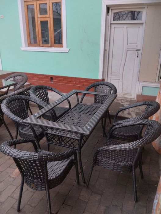 Turetskiy va tuqima stol stullar siz xoxlagan rangda va kurinishda