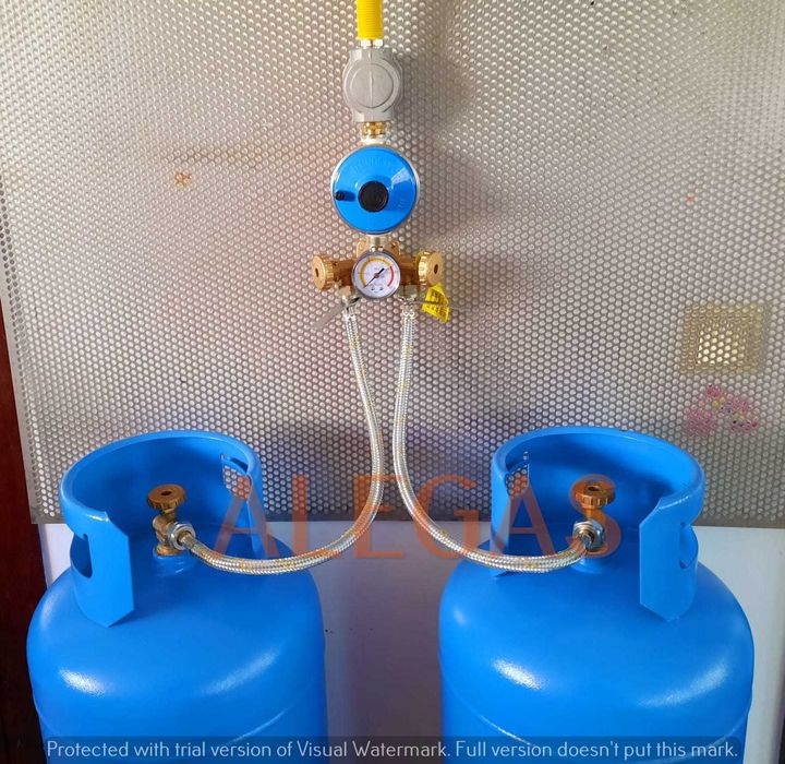 Kit complet cu 2 butelii GPL 50L pentru centrala pe GPL 28-35Kw