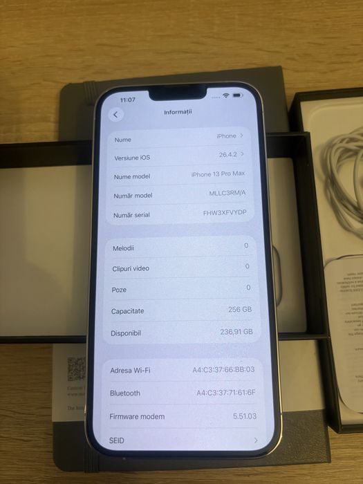 iPhone 13 Pro Max 256GB Silver – ca nou