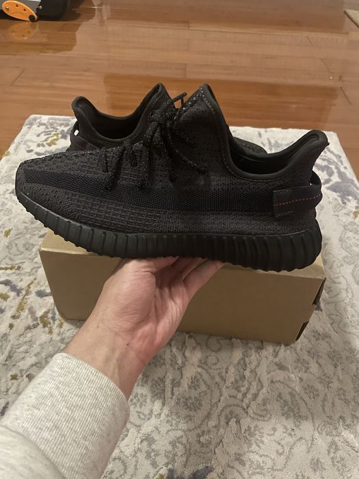Yeezy 350 Black Reflective Negru