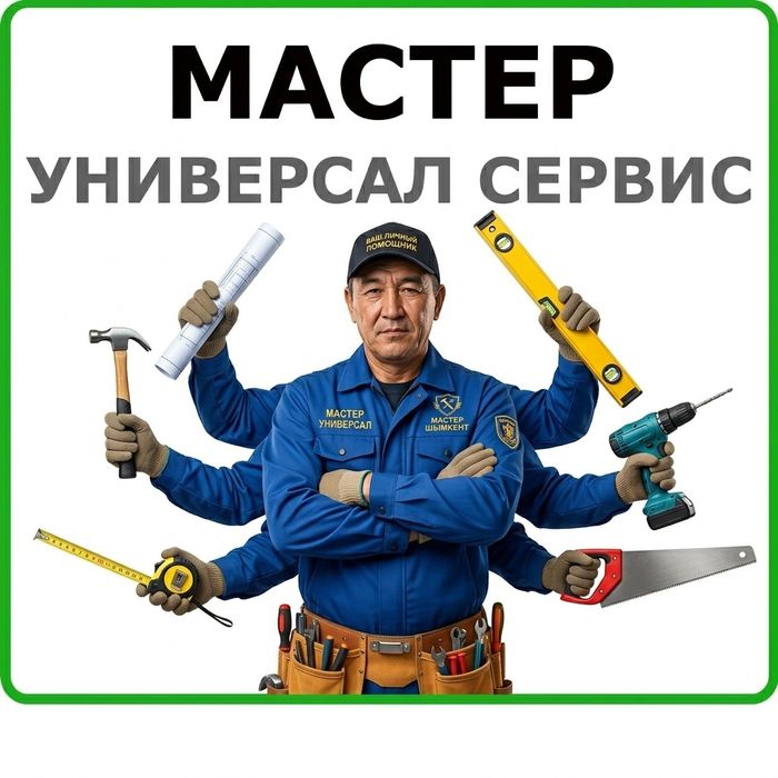 Мастер универсал Плотник Шебер Ұста Муж на час Ремонт Мебели и Замков