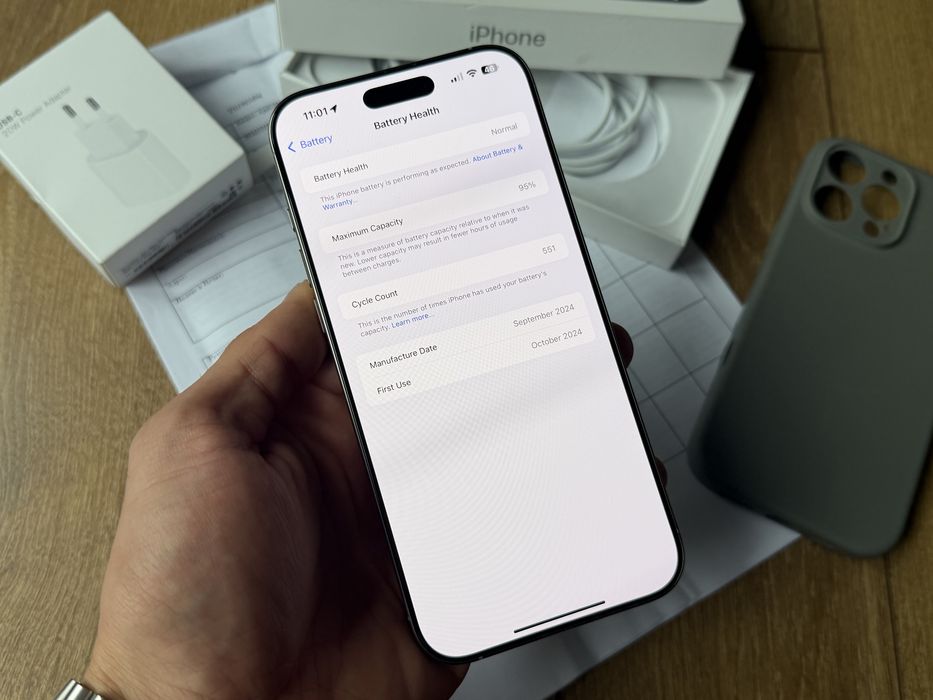 iPhone 16 Pro Max 256GB / 95% Батерия / А1 Гаранция 2026