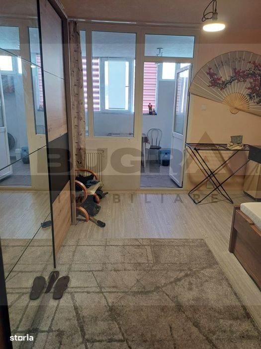 Garsoniera cocheta, 32 mp, etaj intermediar, zona BIG Manastur