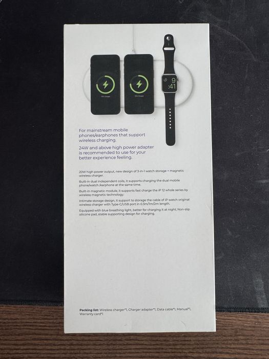 Statie de incarcare Wireless 3 in 1 Joyroom