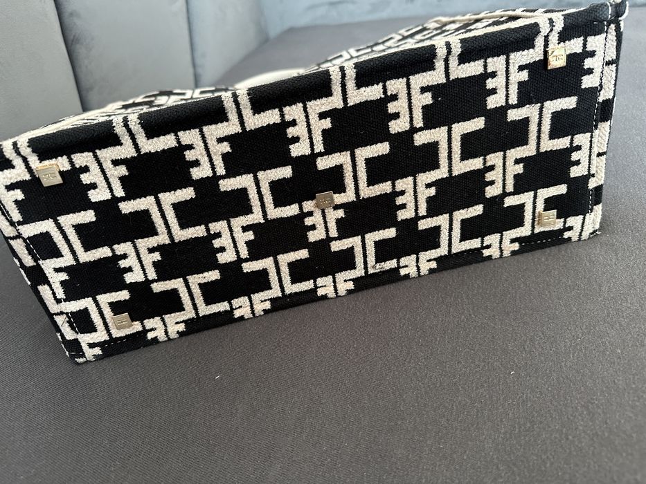 Geanta Elisabetta Franchi Monogram medie