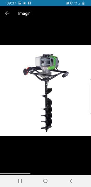 Motoburghiu Motoferastrau Freza Foreza burghiu pentru gauri pamant