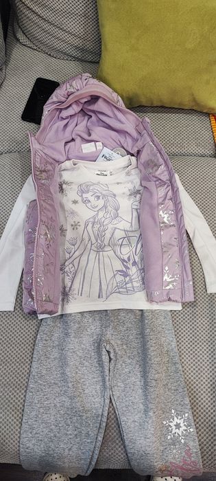 Комплект от 3 части на Замръзналото кралство, Елза с елек/грейка