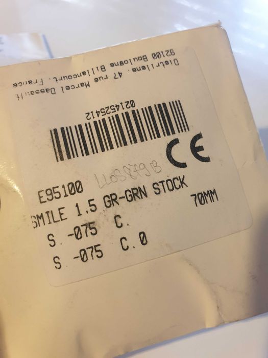 Lentile (verde) cu dioptrii pentru ochelari de soare 050 070 0.50 0.70